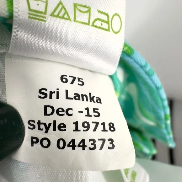 Lilly Pulitzer Alina Slim Ankle Pants Womens 0 Fronds Place Print Tropical Color - Picture 9 of 13